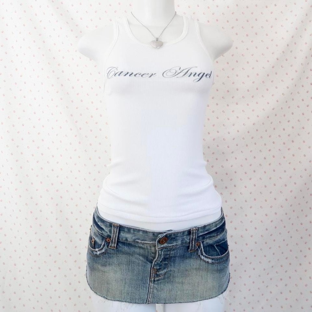 cancer angel zodiac baby tank
